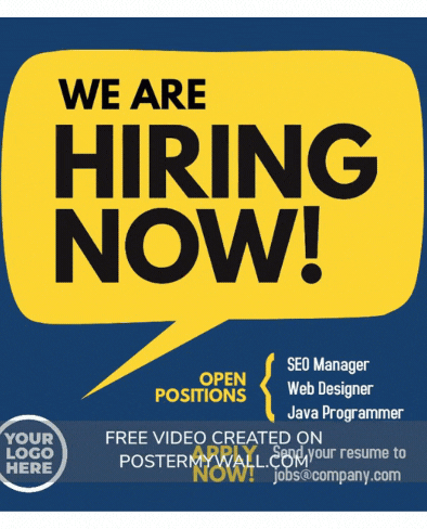 We Are Hiring Post