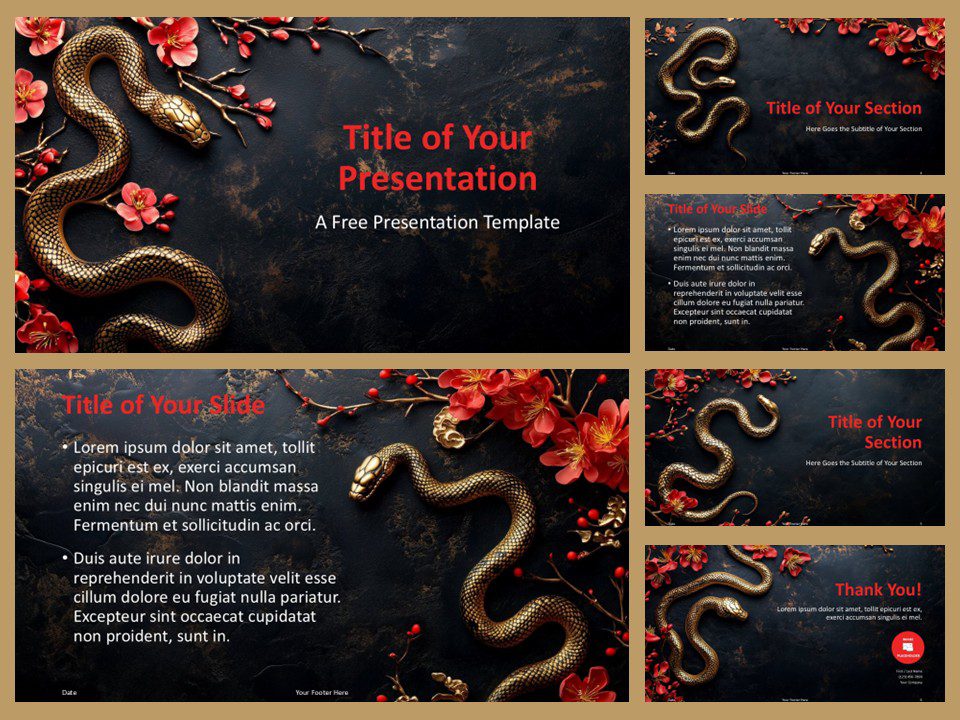 Sakura and Serpent Template