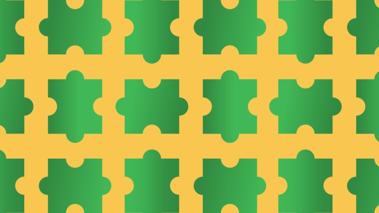 Puzzle Pattern Slide Background