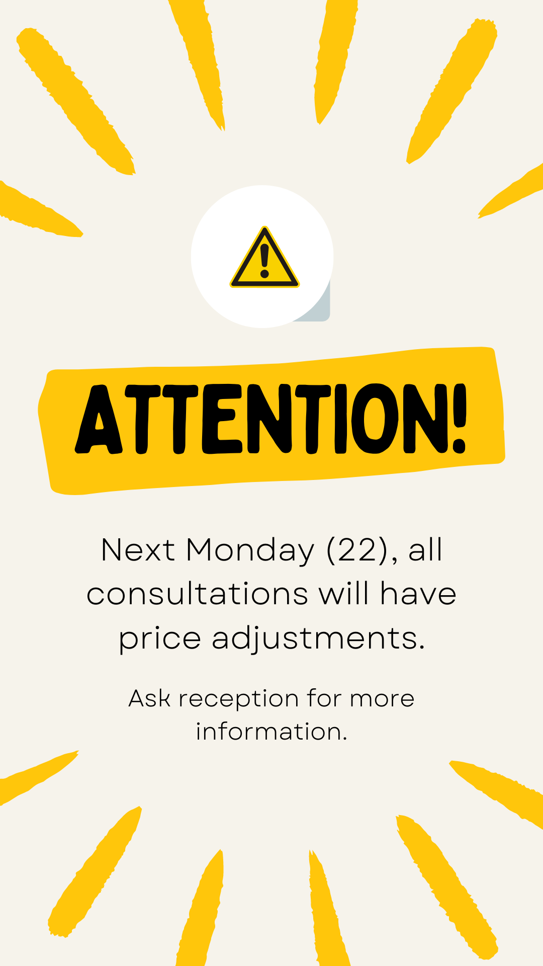 Warning Instagram Story