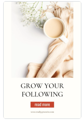 Beige Pinterest Blooger