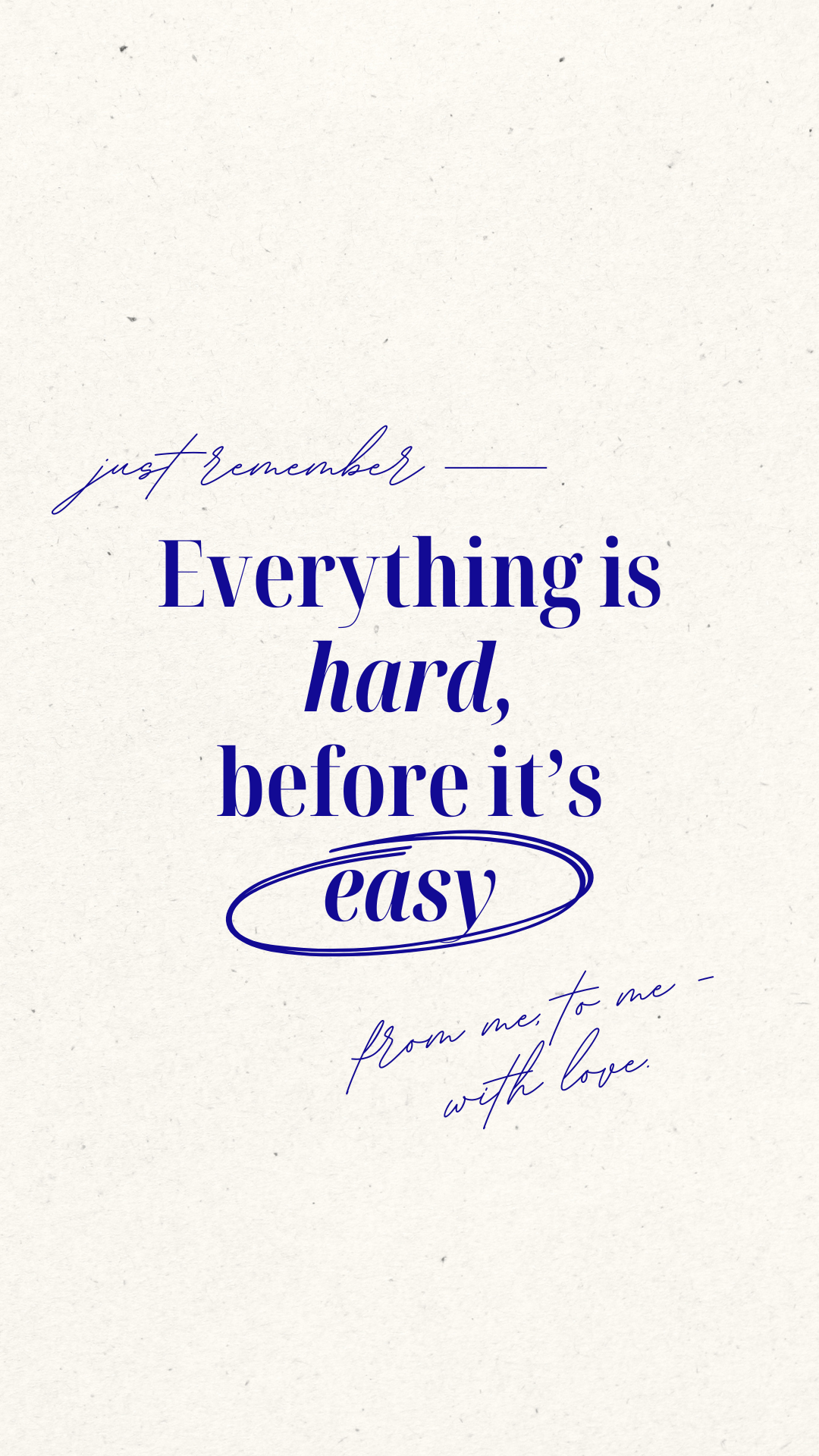 Vintage Motivational Quote