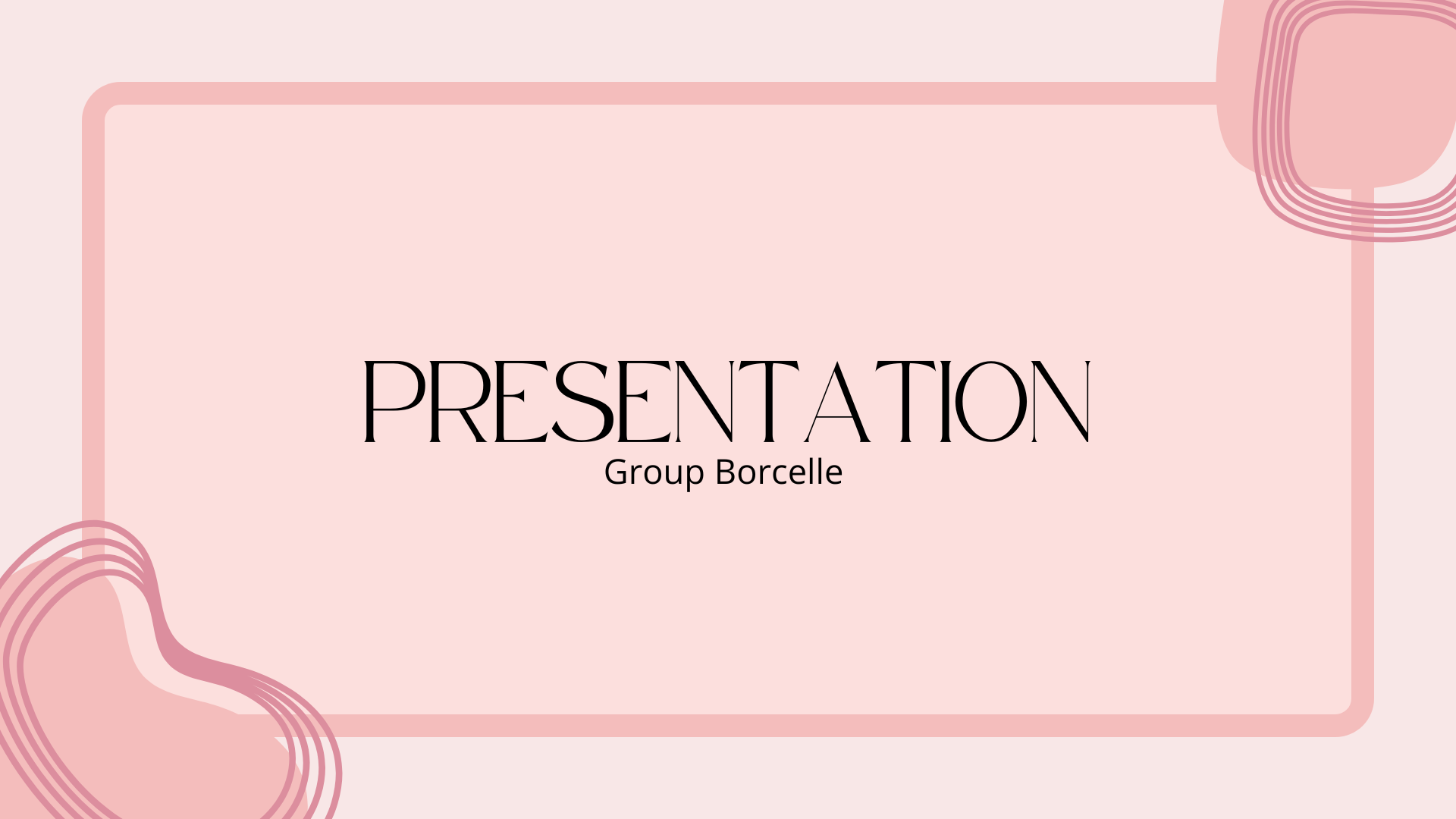 Pink Aestethic Presentation
