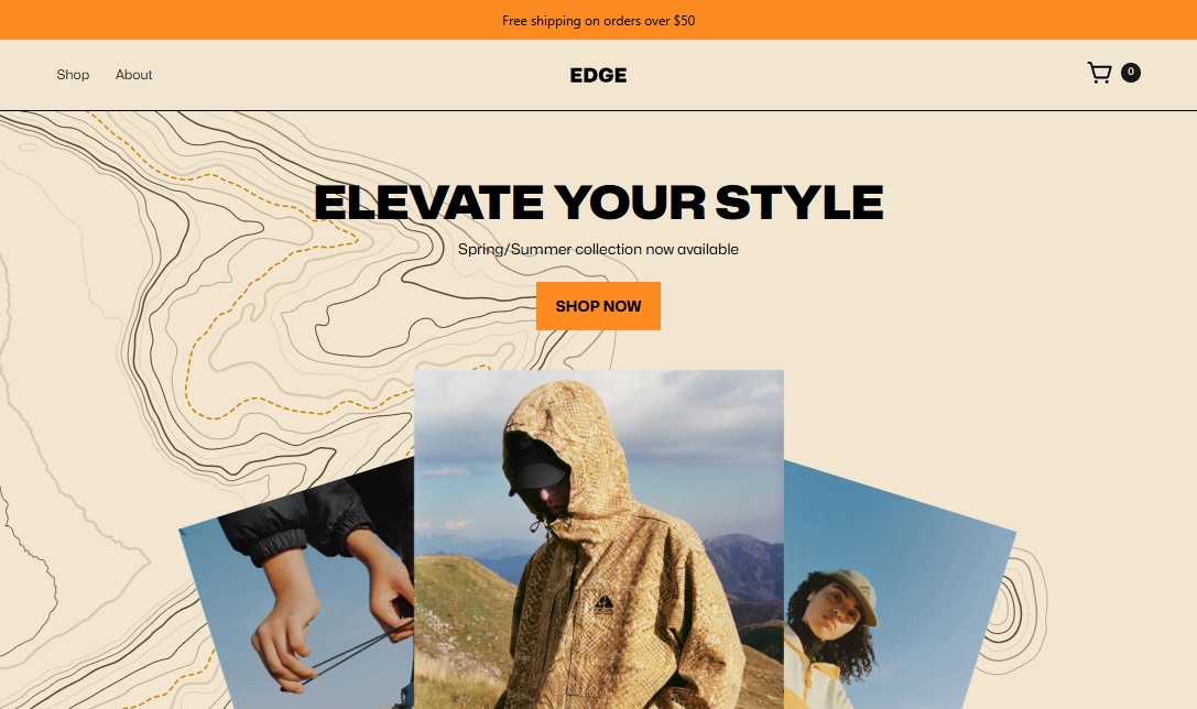 Fashion E-Commerce Landing Page