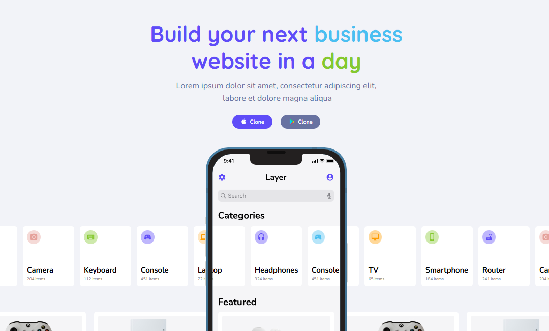 Layer Webflow Template
