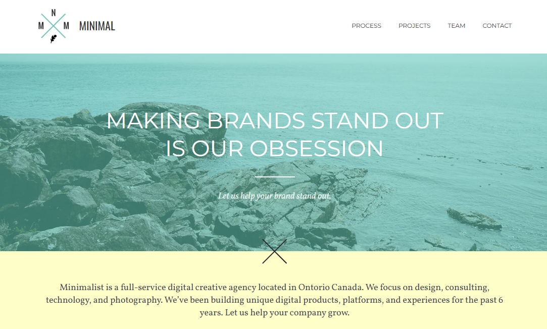 Minimal Agency Website Template