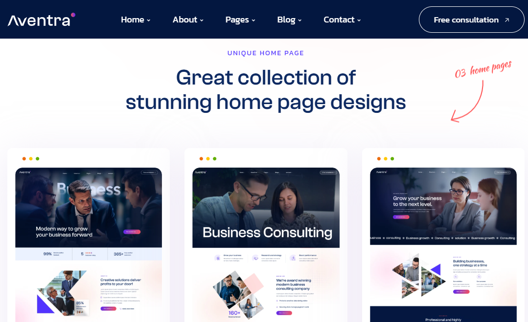 Consulting Website Template