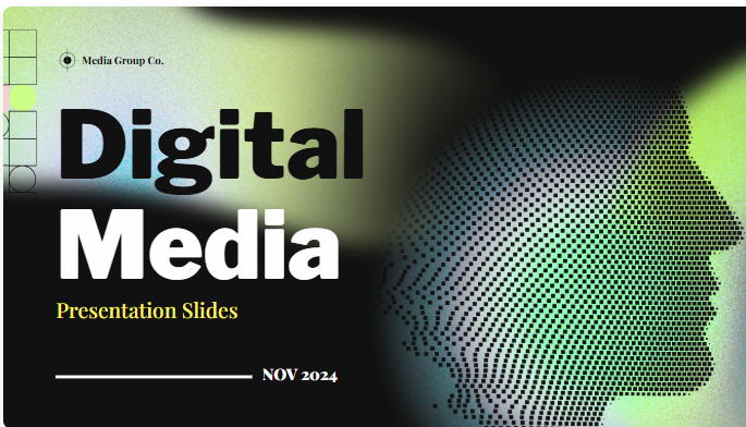 Dark Modern Digital Media